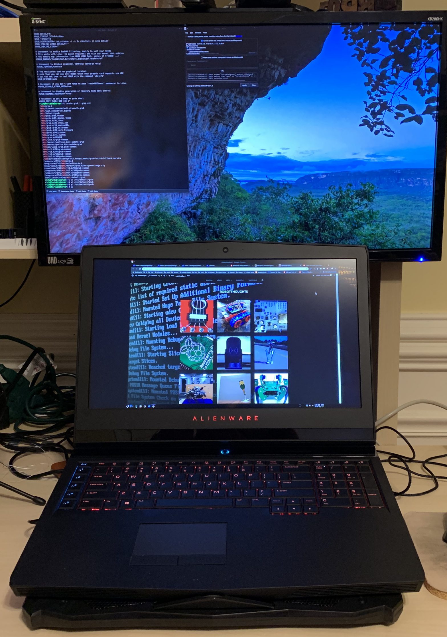 Installation Notes for Kubuntu 18.10 on the Alienware 17 R5 Laptop